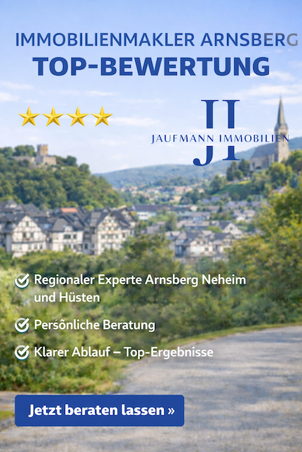 Immobilienmakler Arnsberg mit Top-Bewertung